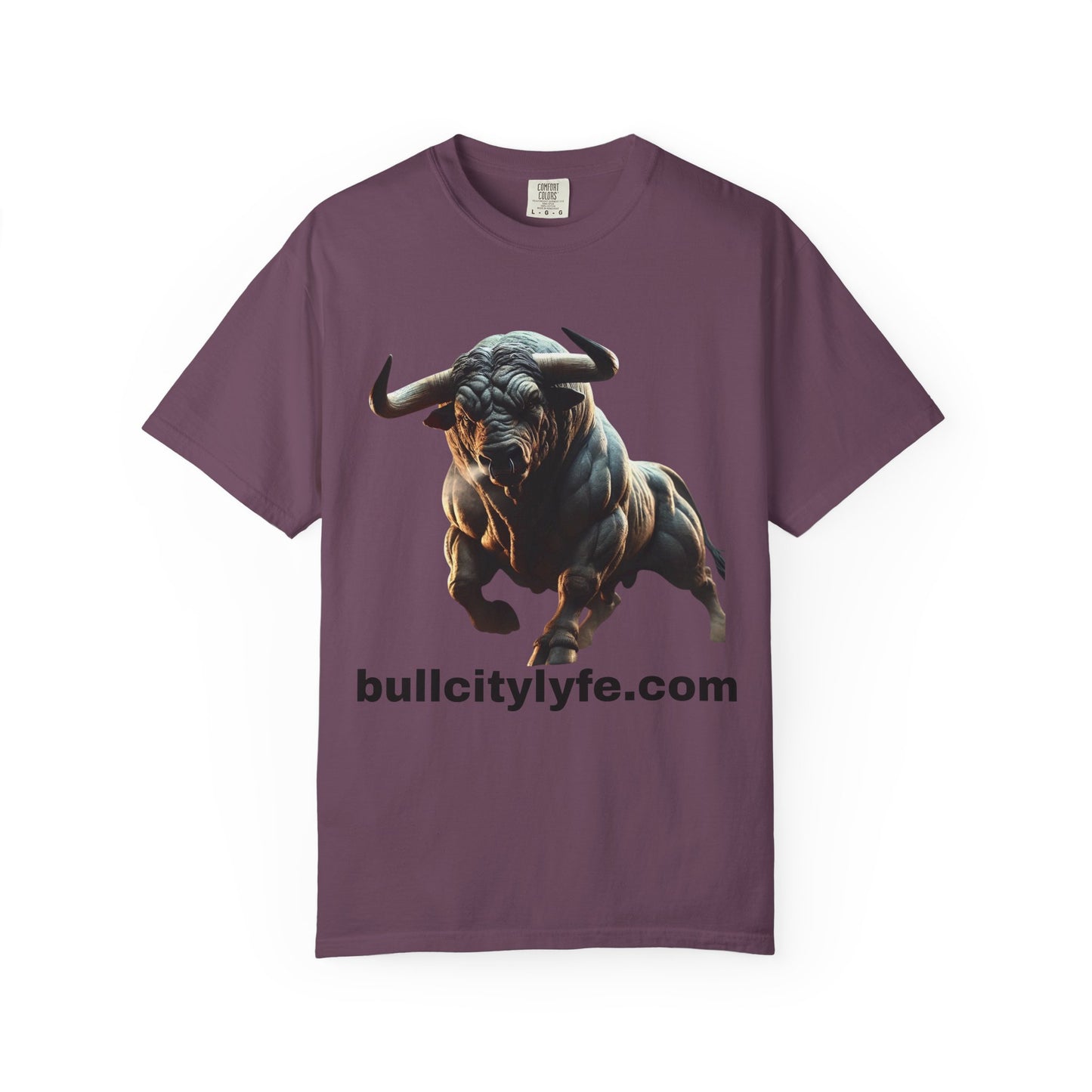 Bull City Lyfe Bull Graphic T-Shirt — Charging Bull Logo Tee