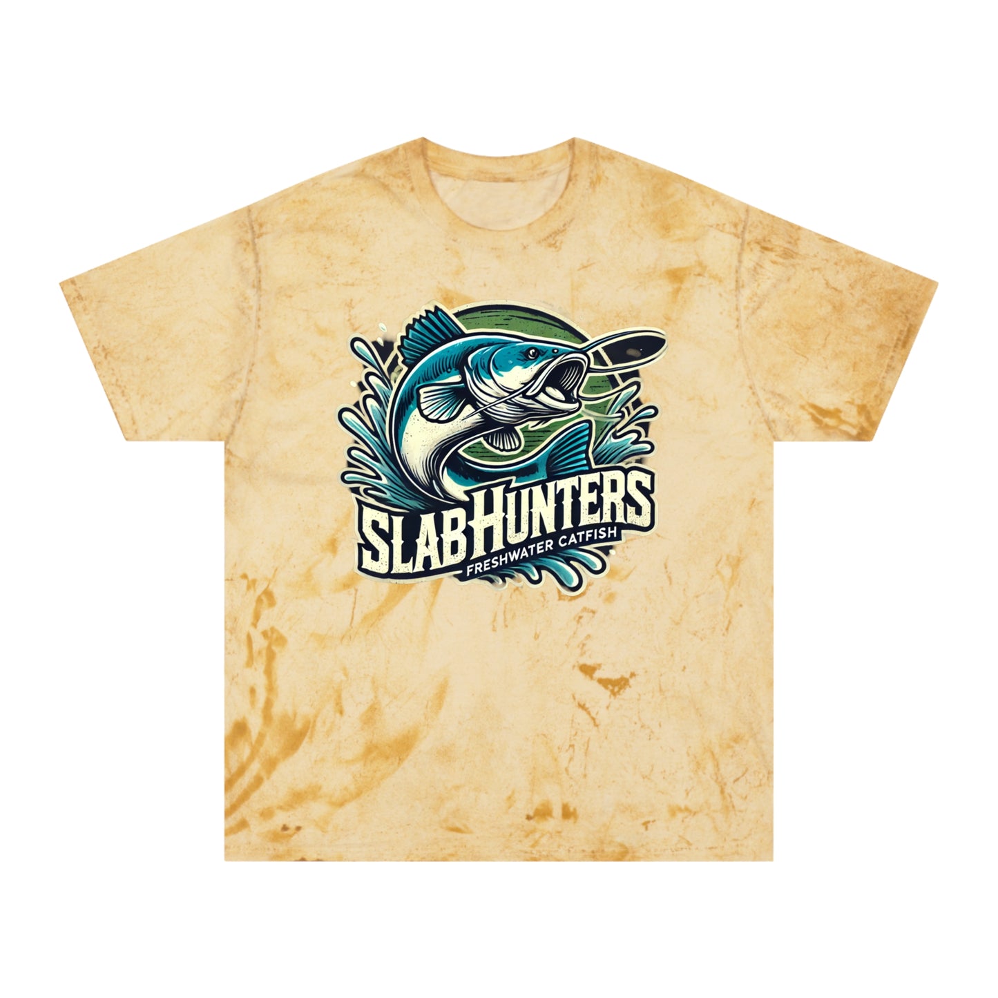 Catfish Fishing T-Shirt — “Slab Hunters” Graphic Tee