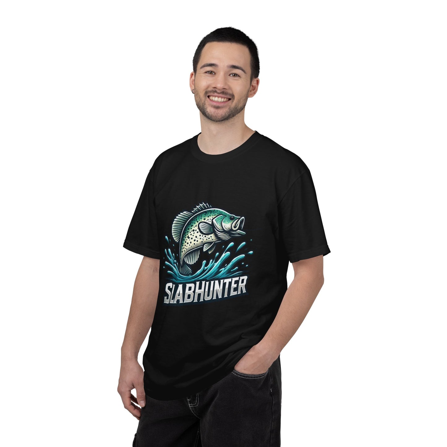 Crappie Fishing T-Shirt — "Slabhunter" Graphic Tee for Anglers