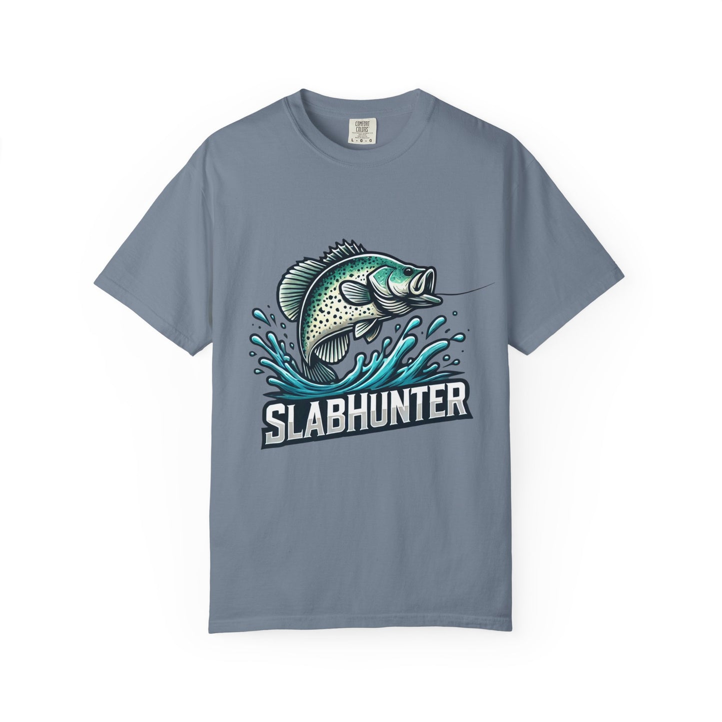 Crappie Fishing T-Shirt — "Slabhunter" Graphic Tee for Anglers