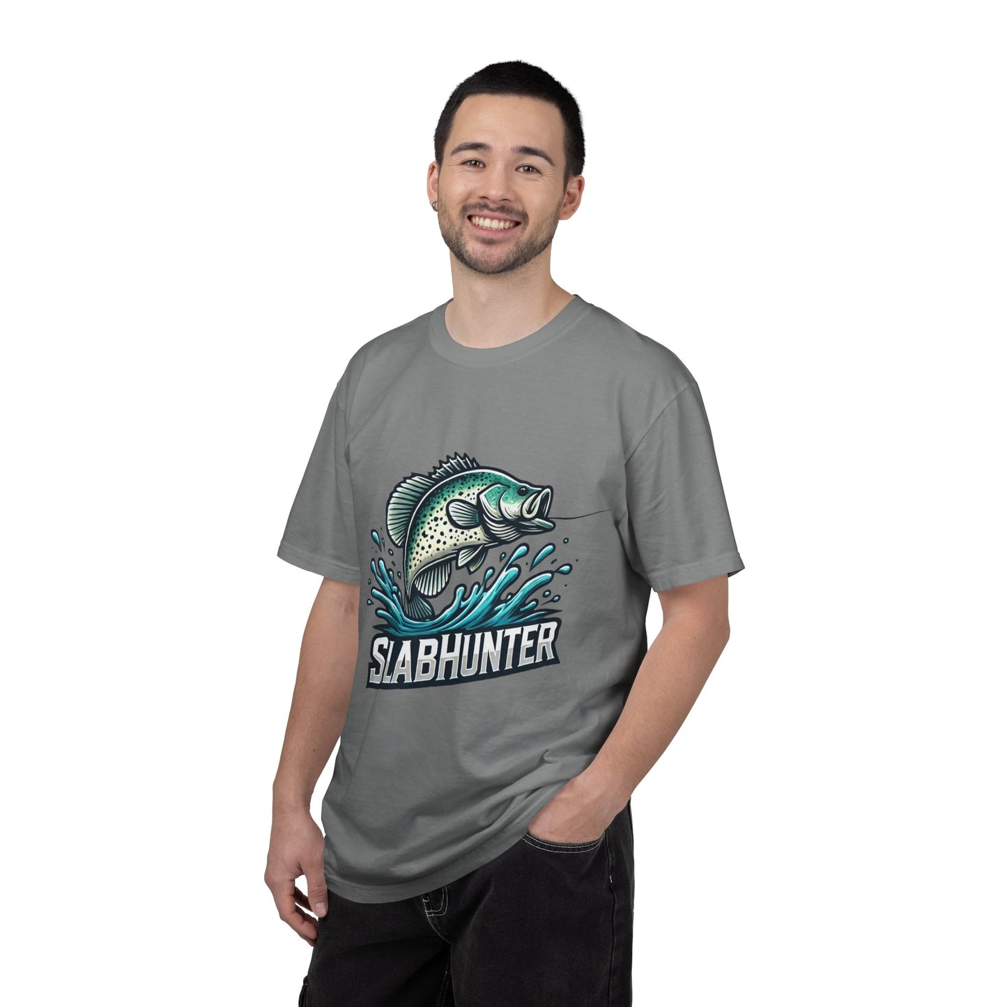 Crappie Fishing T-Shirt — "Slabhunter" Graphic Tee for Anglers