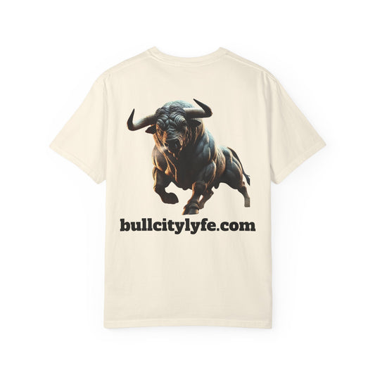 Bull City Lyfe Bull Graphic T-Shirt — Charging Bull Logo Tee
