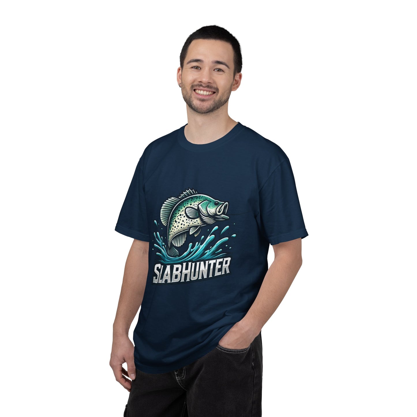 Crappie Fishing T-Shirt — "Slabhunter" Graphic Tee for Anglers