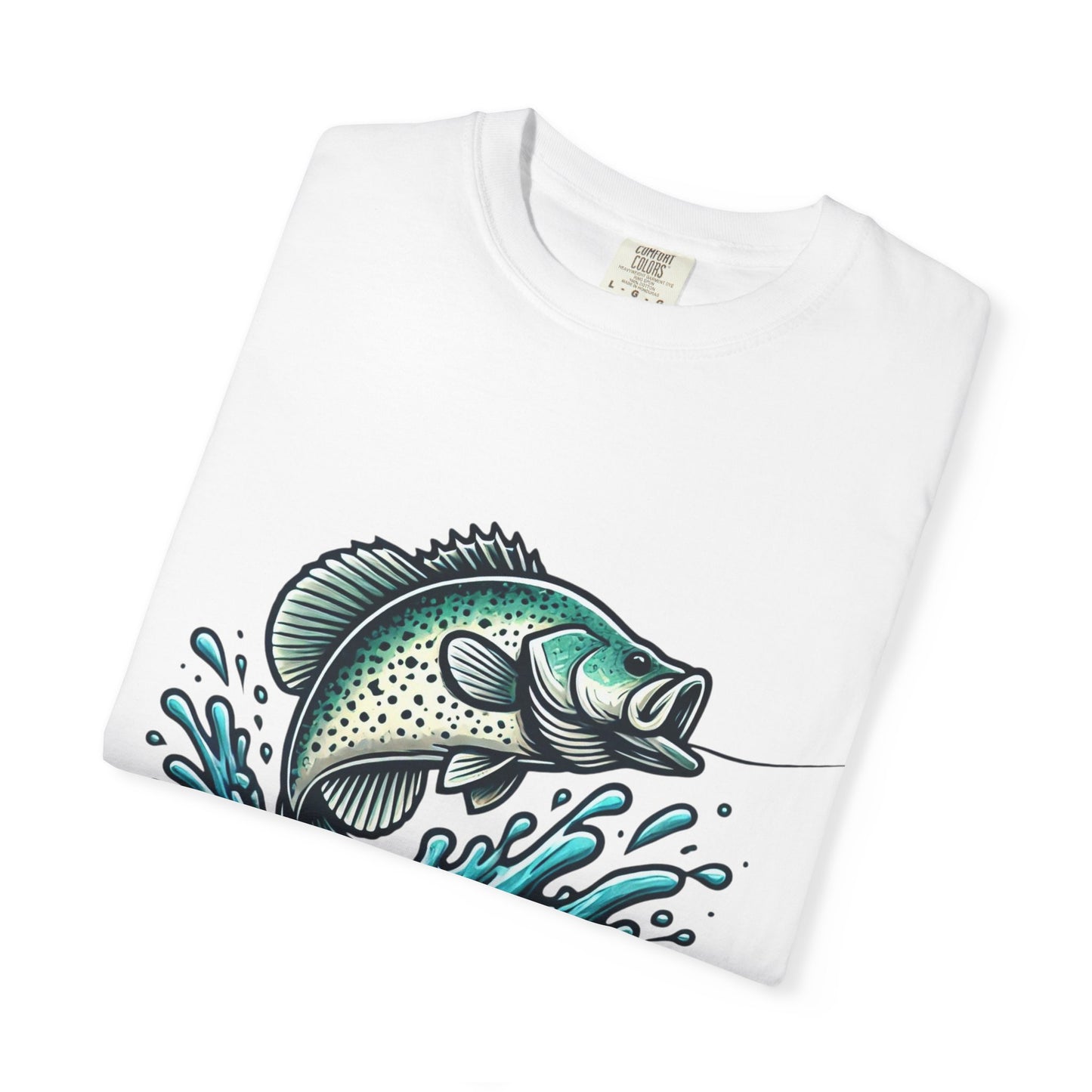 Crappie Fishing T-Shirt — "Slabhunter" Graphic Tee for Anglers