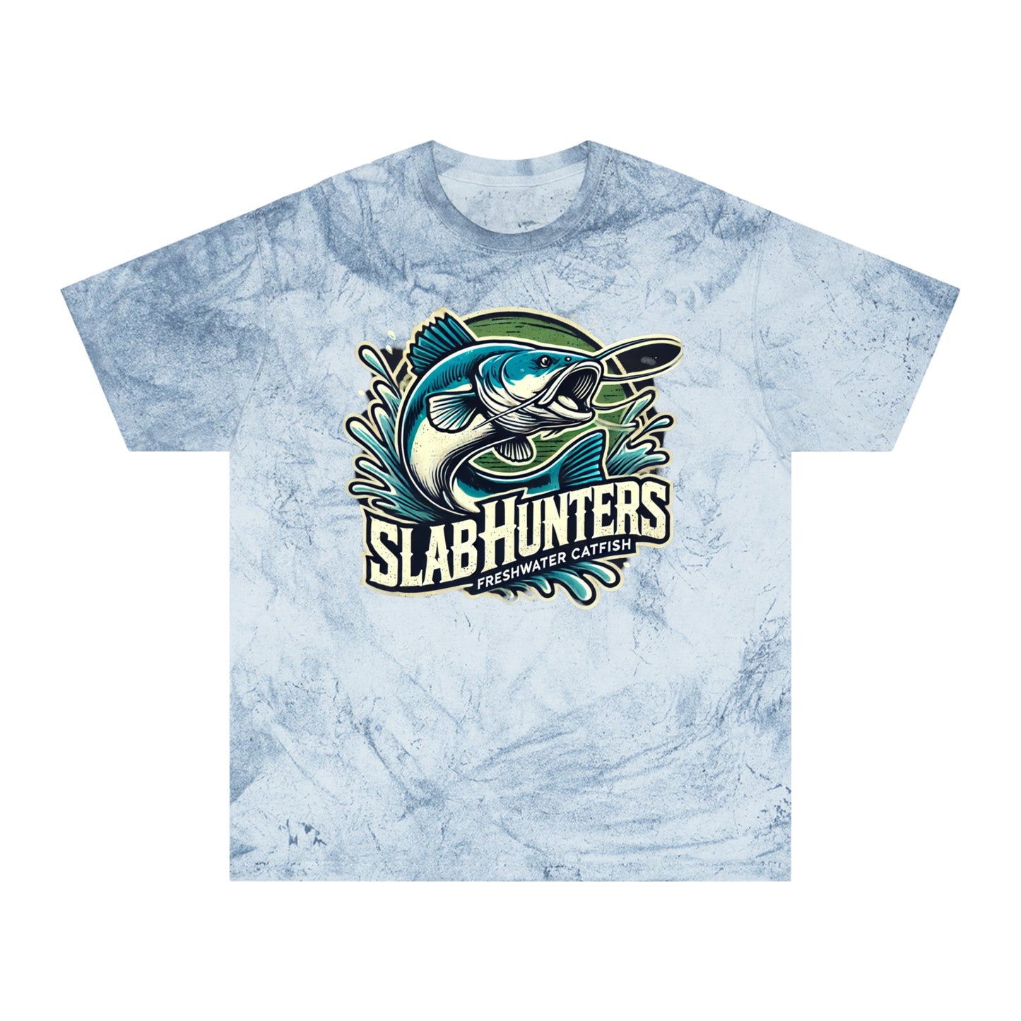 Catfish Fishing T-Shirt — “Slab Hunters” Graphic Tee