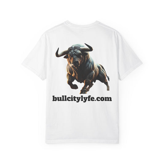 Bull City Lyfe Bull Graphic T-Shirt — Charging Bull Logo Tee