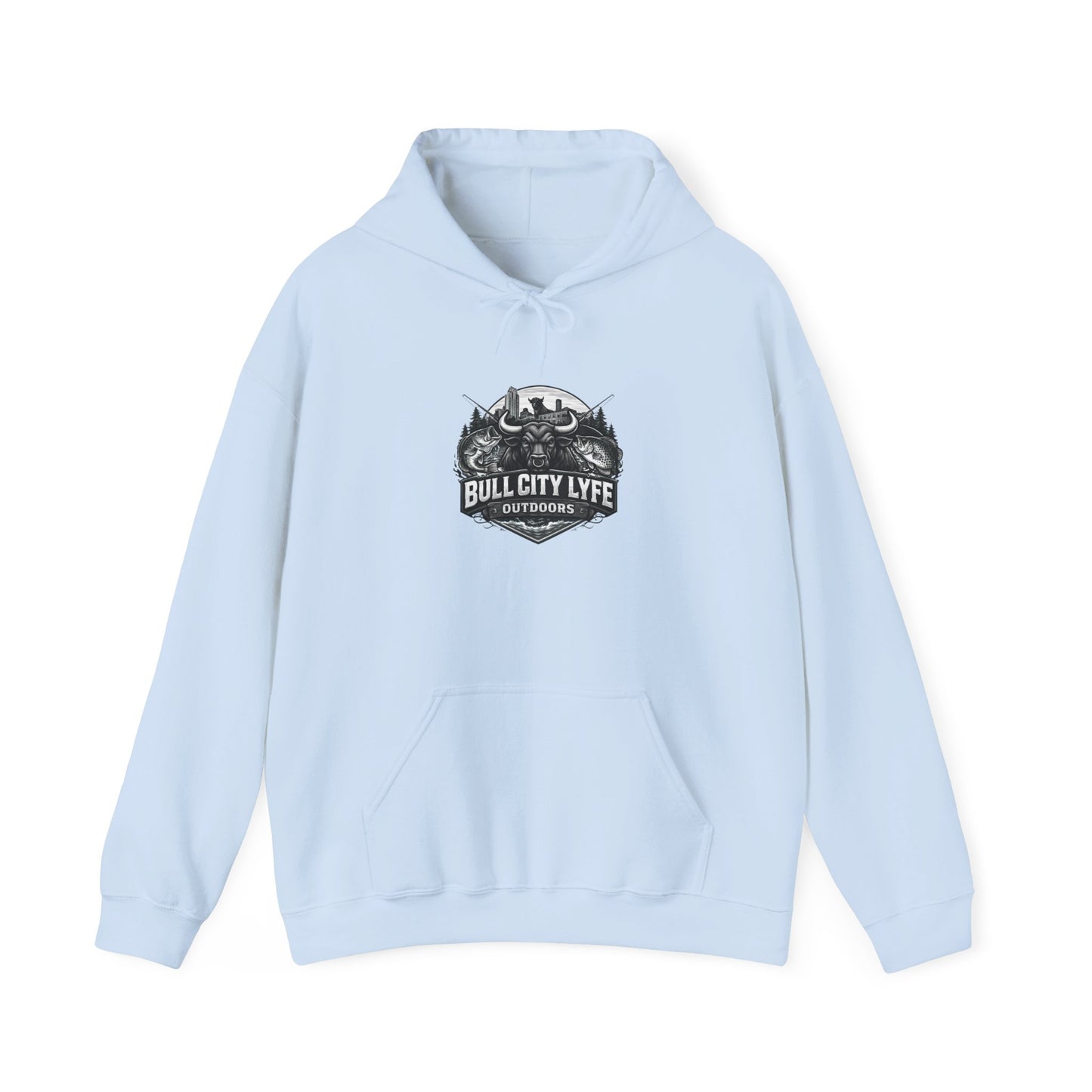 Bull City Lyfe Hoodie — Vintage Motorcycle Crest Pullover