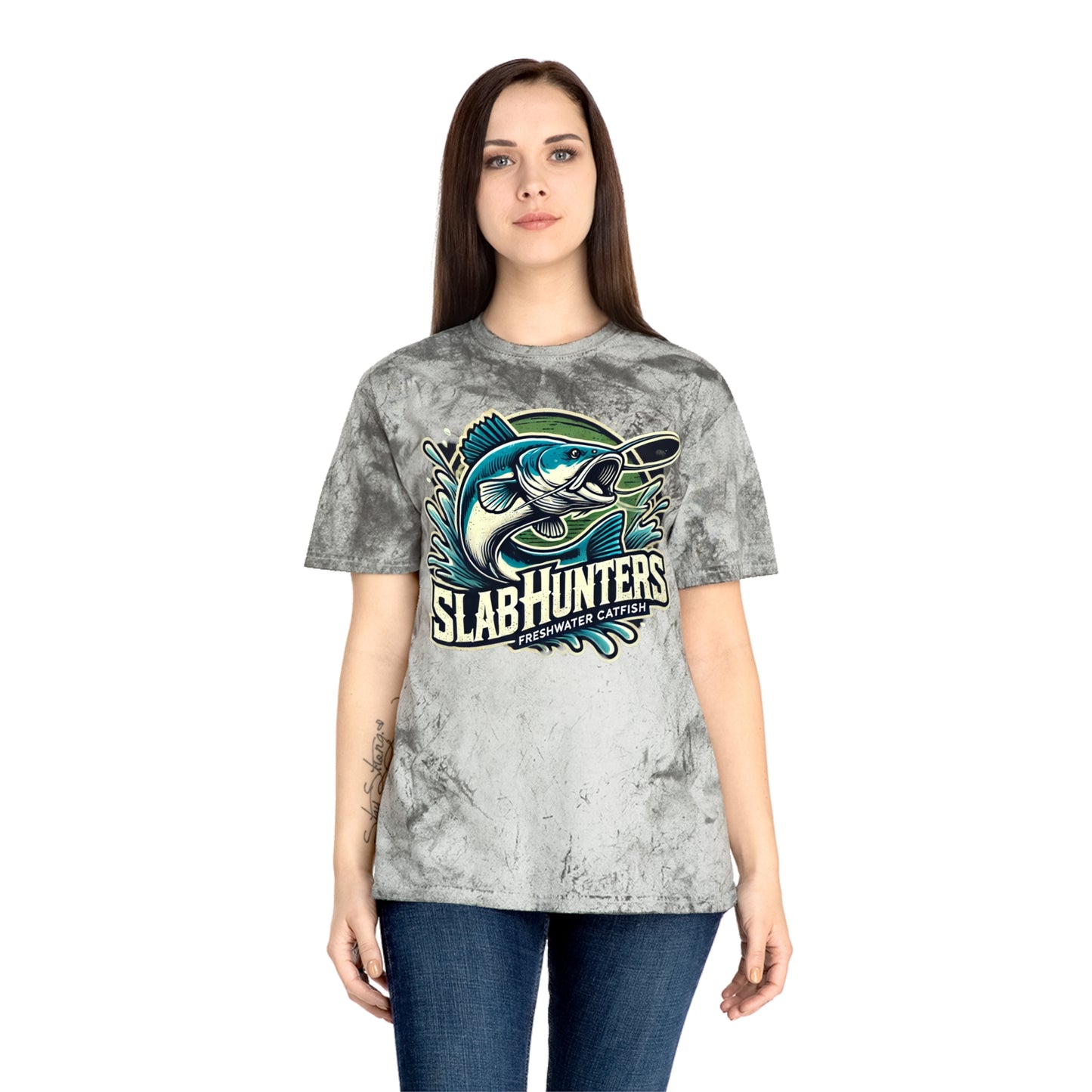 Catfish Fishing T-Shirt — “Slab Hunters” Graphic Tee