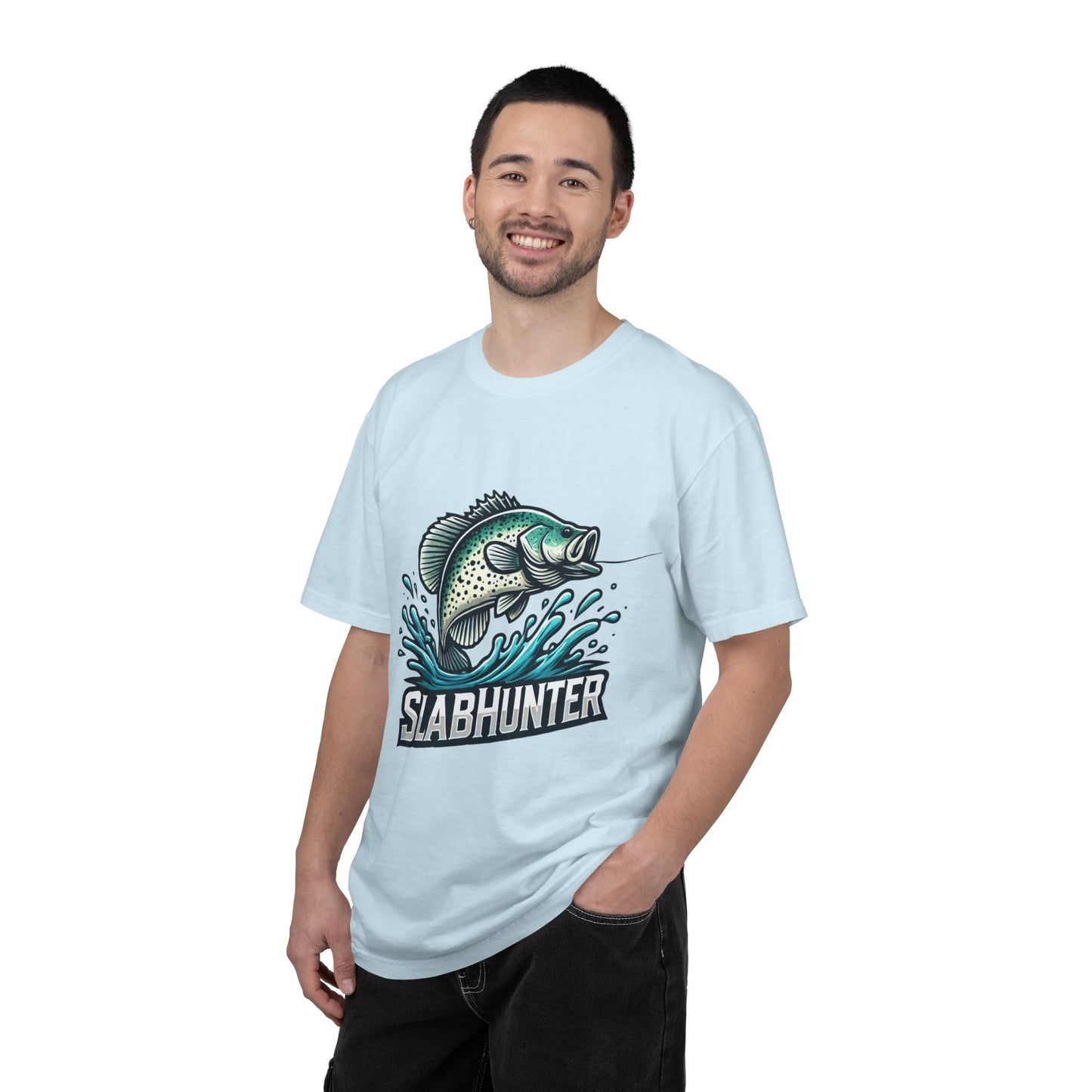 Crappie Fishing T-Shirt — "Slabhunter" Graphic Tee for Anglers