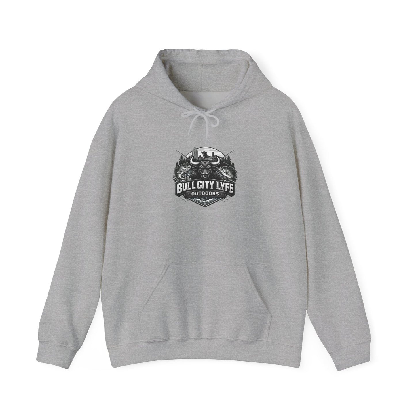 Bull City Lyfe Hoodie — Vintage Motorcycle Crest Pullover