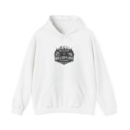 Bull City Lyfe Hoodie — Vintage Motorcycle Crest Pullover