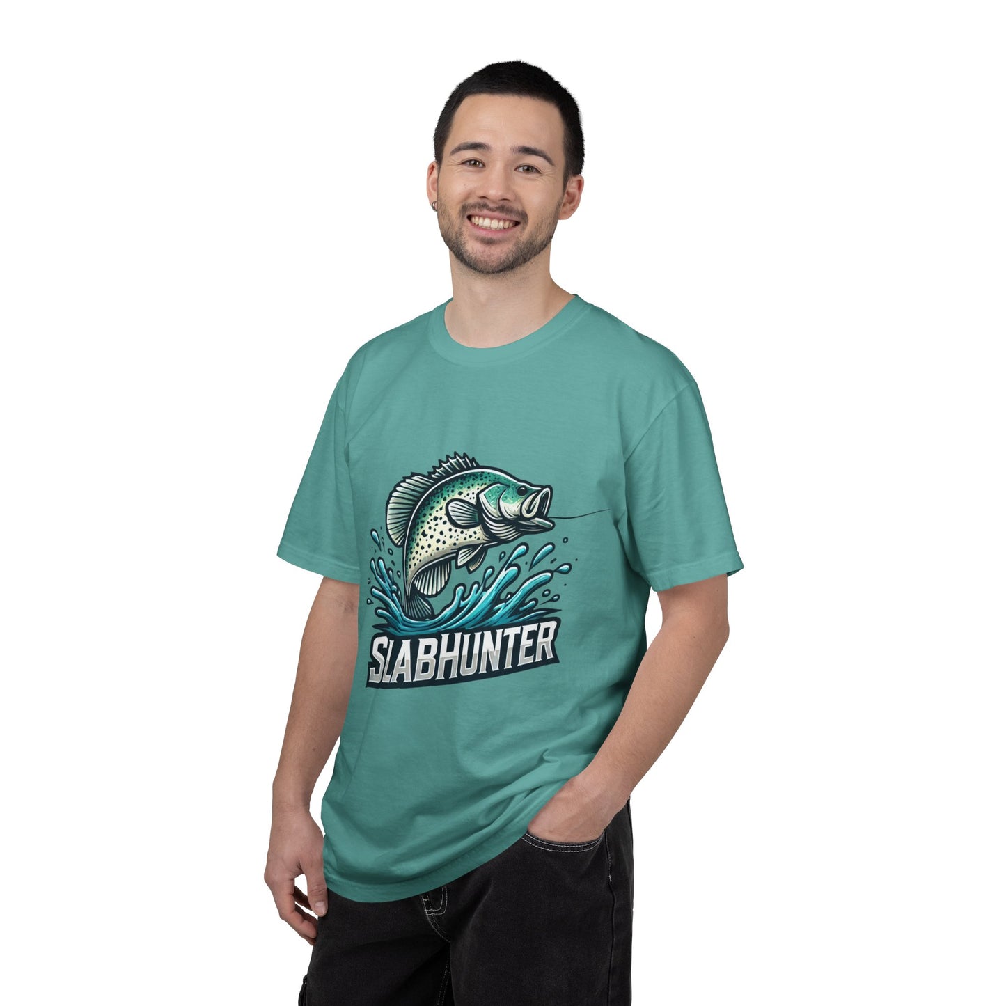 Crappie Fishing T-Shirt — "Slabhunter" Graphic Tee for Anglers