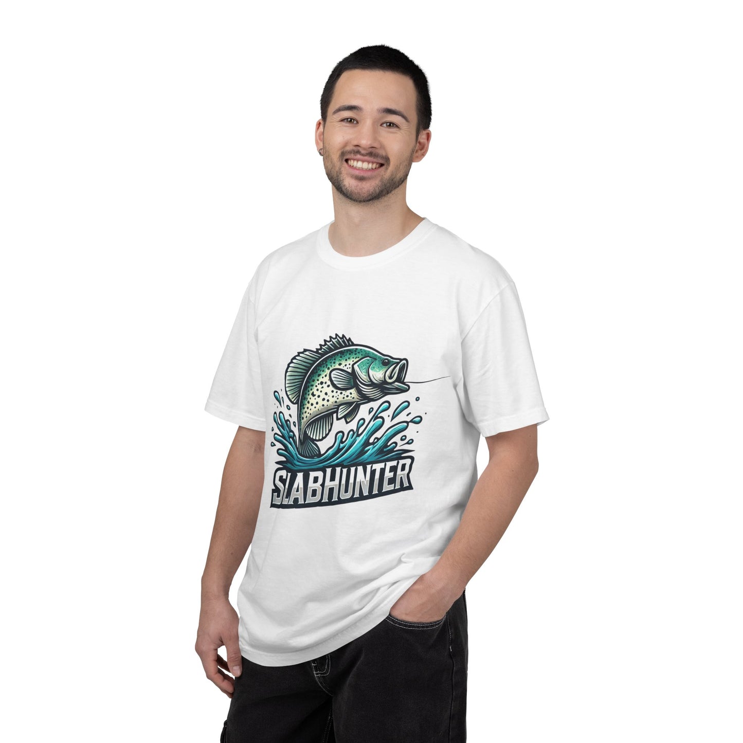 Crappie Fishing T-Shirt — "Slabhunter" Graphic Tee for Anglers