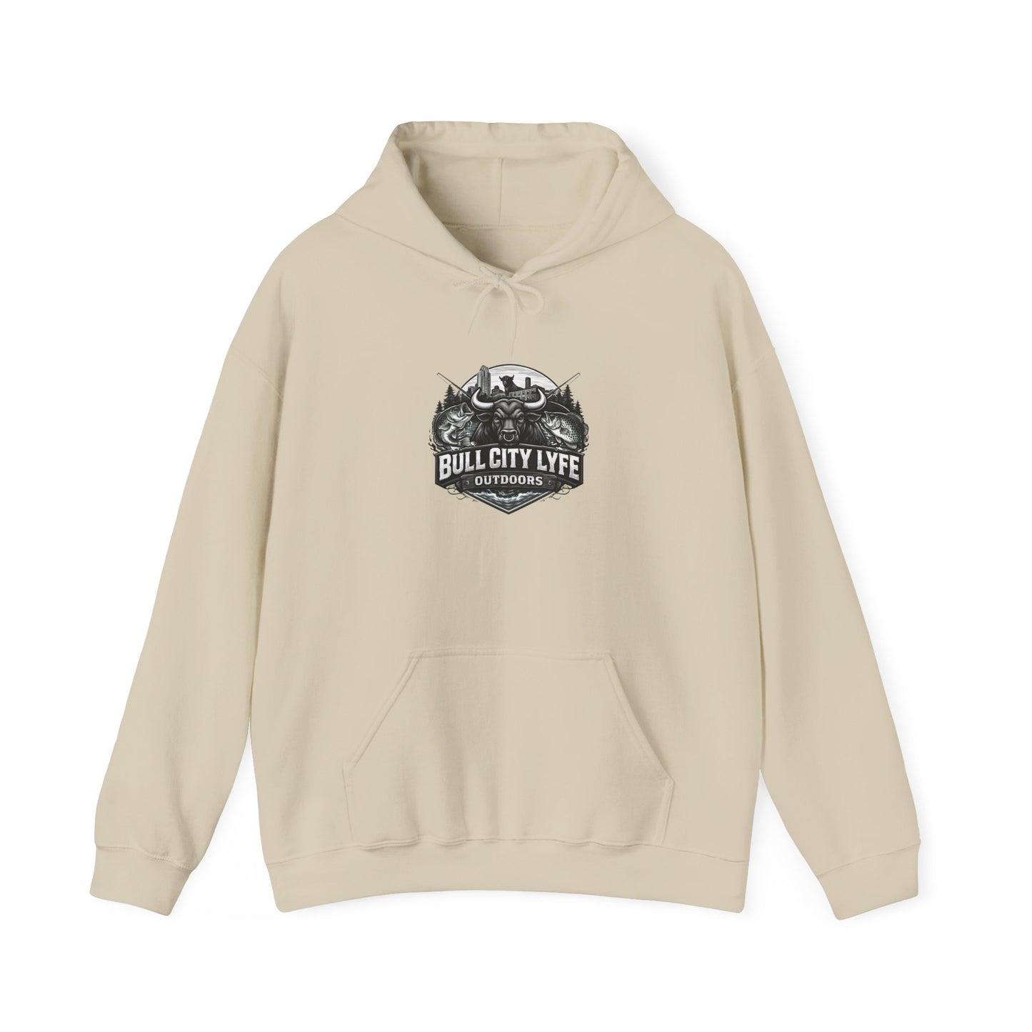 Bull City Lyfe Hoodie — Vintage Motorcycle Crest Pullover