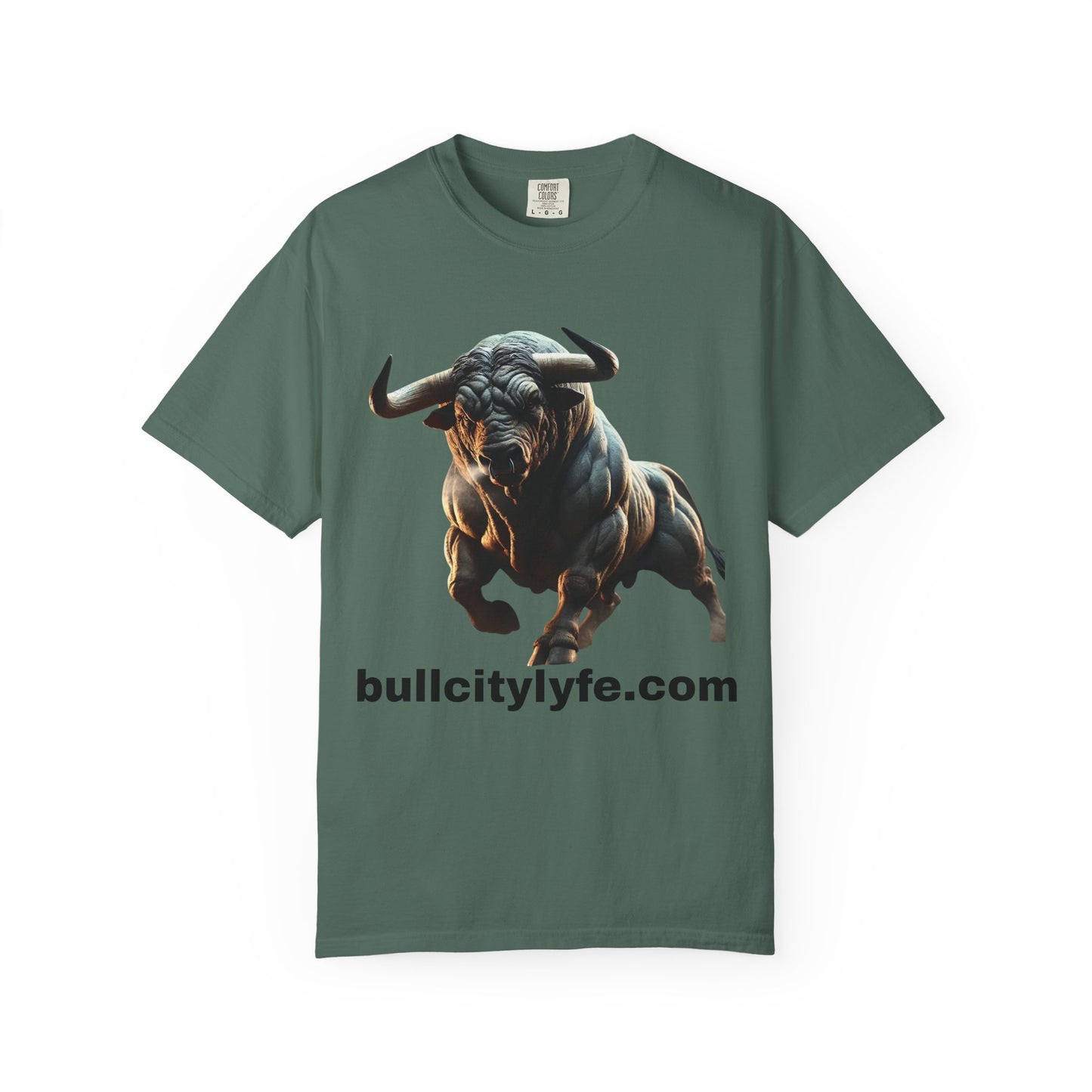 Bull City Lyfe Bull Graphic T-Shirt — Charging Bull Logo Tee
