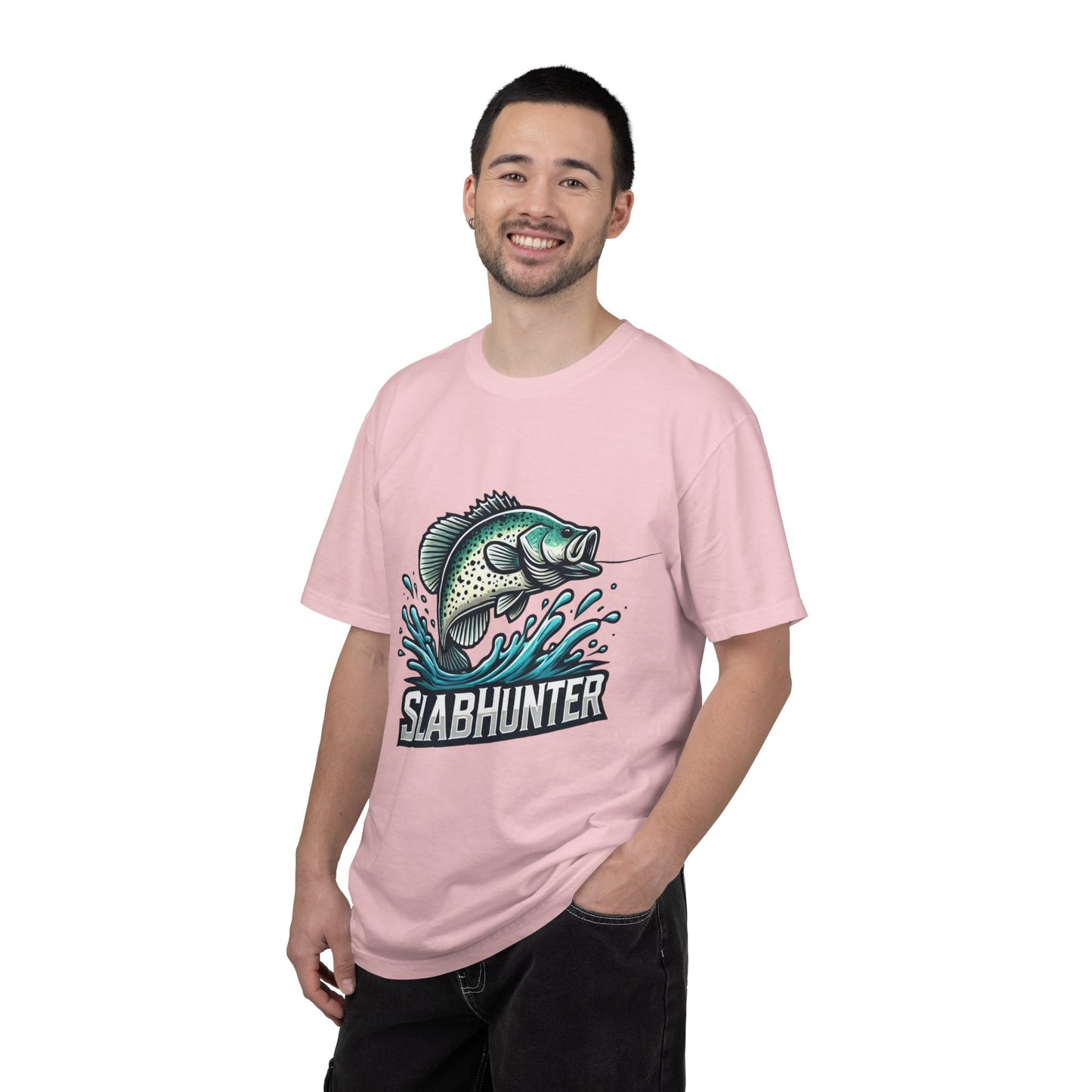 Crappie Fishing T-Shirt — "Slabhunter" Graphic Tee for Anglers