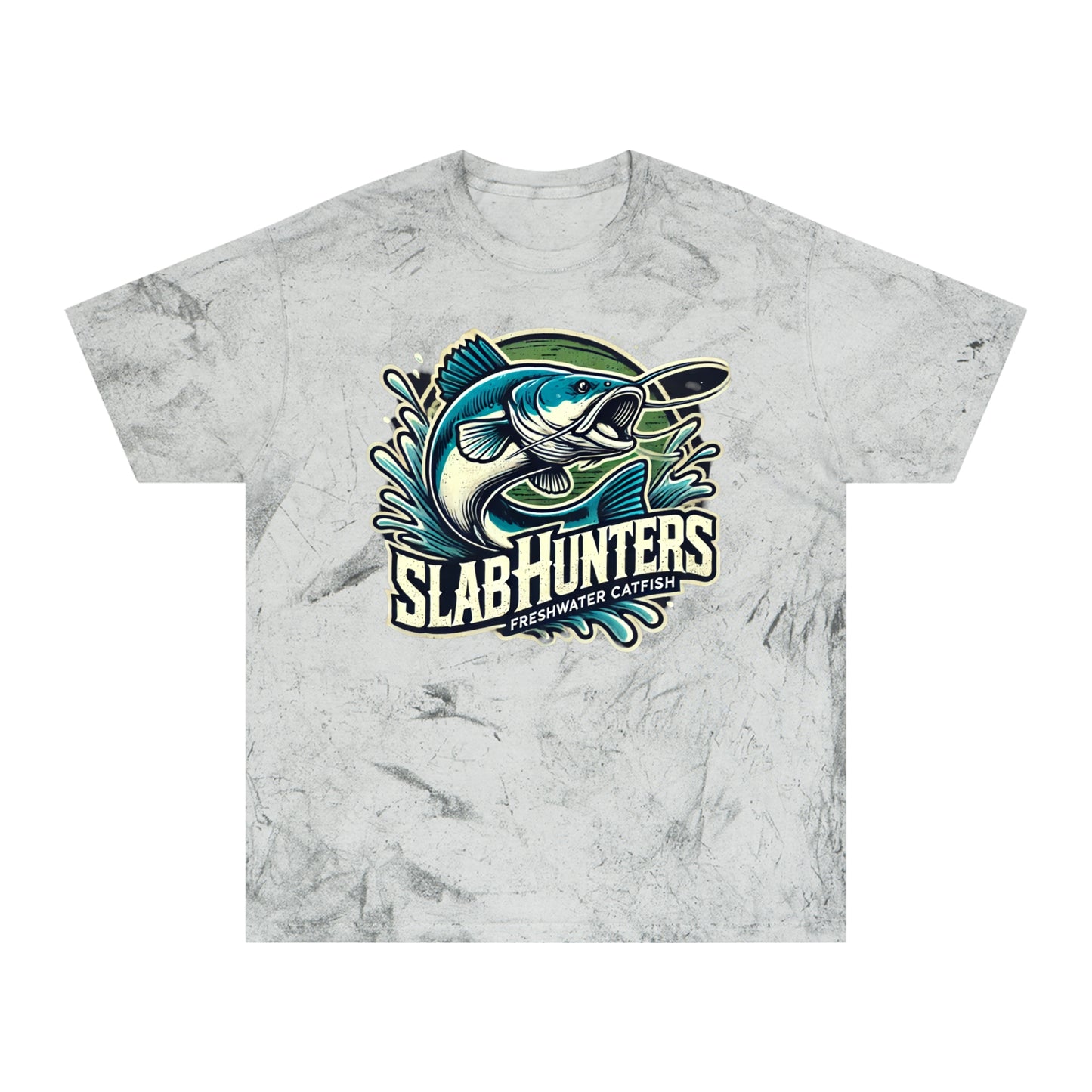 Catfish Fishing T-Shirt — “Slab Hunters” Graphic Tee