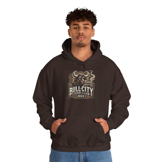 Unisex Heavy Blend Hoodied Sweatshirt-Bull City Lyfe Cigar Club