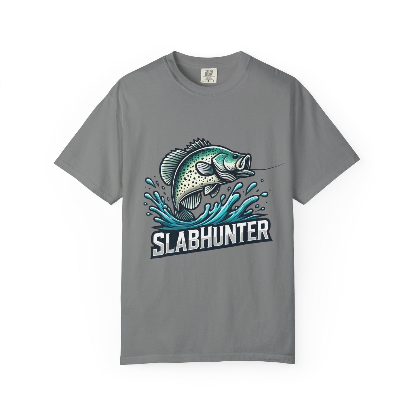 Crappie Fishing T-Shirt — "Slabhunter" Graphic Tee for Anglers