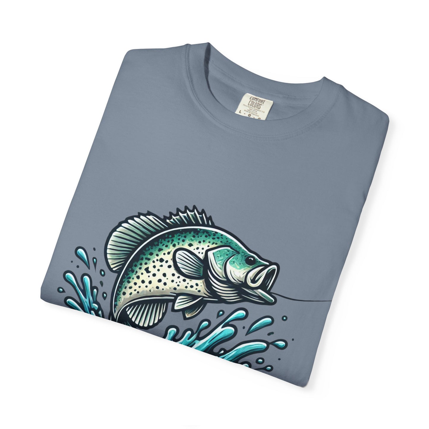 Crappie Fishing T-Shirt — "Slabhunter" Graphic Tee for Anglers