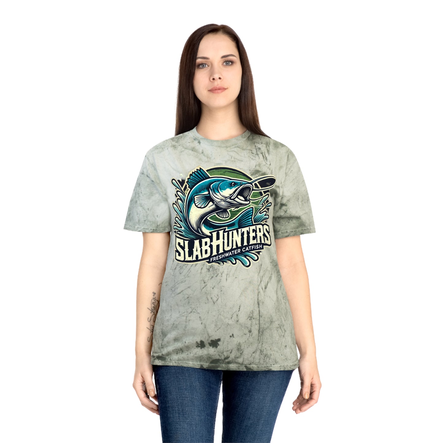 Catfish Fishing T-Shirt — “Slab Hunters” Graphic Tee
