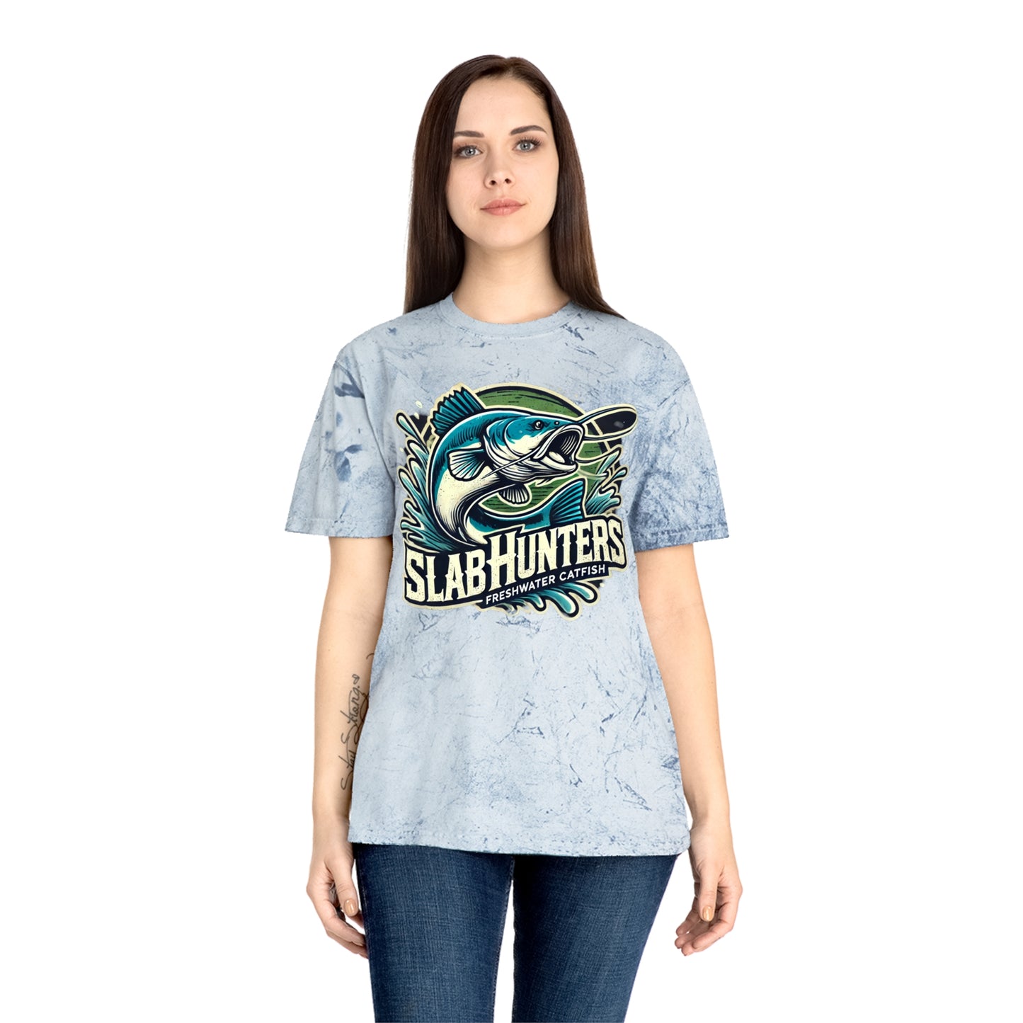 Catfish Fishing T-Shirt — “Slab Hunters” Graphic Tee